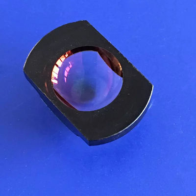 400 - 둥근 글래스 렌즈를 집중시키는 렌즈를 조준하는 1100nm 레이저