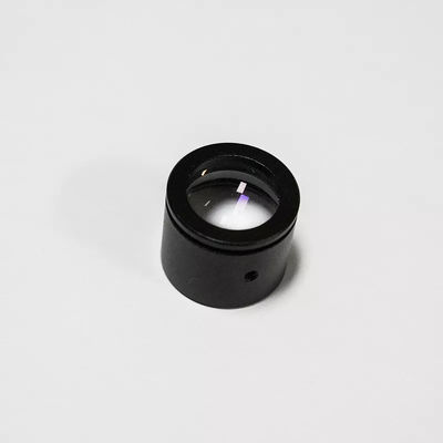 400 - 둥근 글래스 렌즈를 집중시키는 렌즈를 조준하는 1100nm 레이저