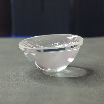 주도하는 횃불 조명 반사기 광학유리 렌즈 50 밀리미터 유리 Tir 렌즈 10 도 Cob