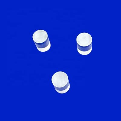 10mmx60mm 사파이어 0.5mm ~ 50mm 레이저 기계 용 유리 막대 렌즈