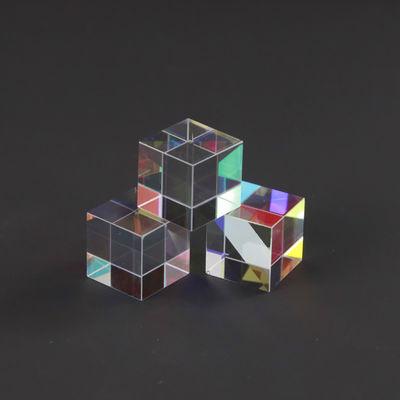 사파이어 석영 25x25x25mm 미니 광학 렌즈 디자인