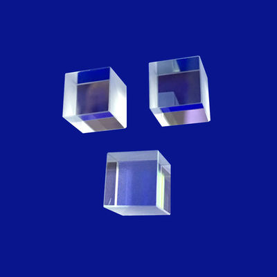 사파이어 석영 25x25x25mm 미니 광학 렌즈 디자인