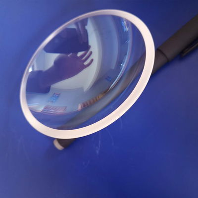 적외선 열화상용 25mm 직경 및 150mm 초점 거리 AR 코팅 사파이어 돔 렌즈